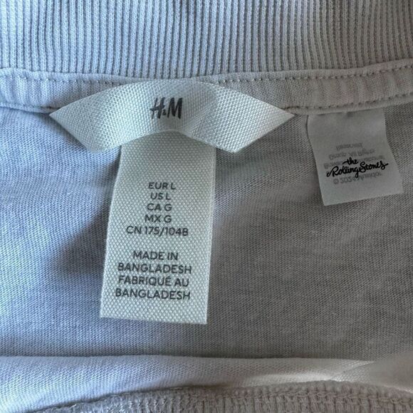 H&M Rolling Stones T-Shirt Women’s L - Picture 3 of 3